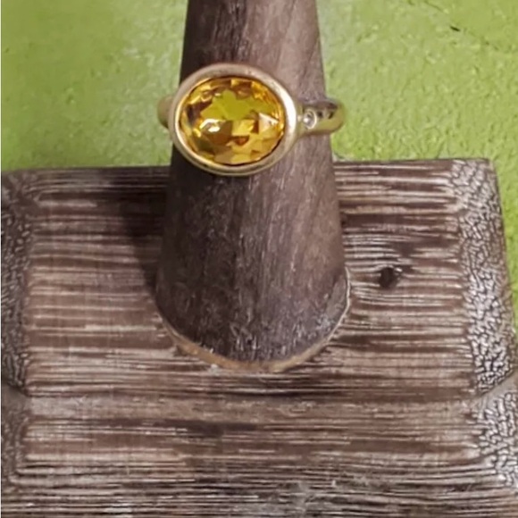 Park Lane Pier Ring in Yellow-Size 8-NWOT! Retired Piece! - Picture 9 of 12